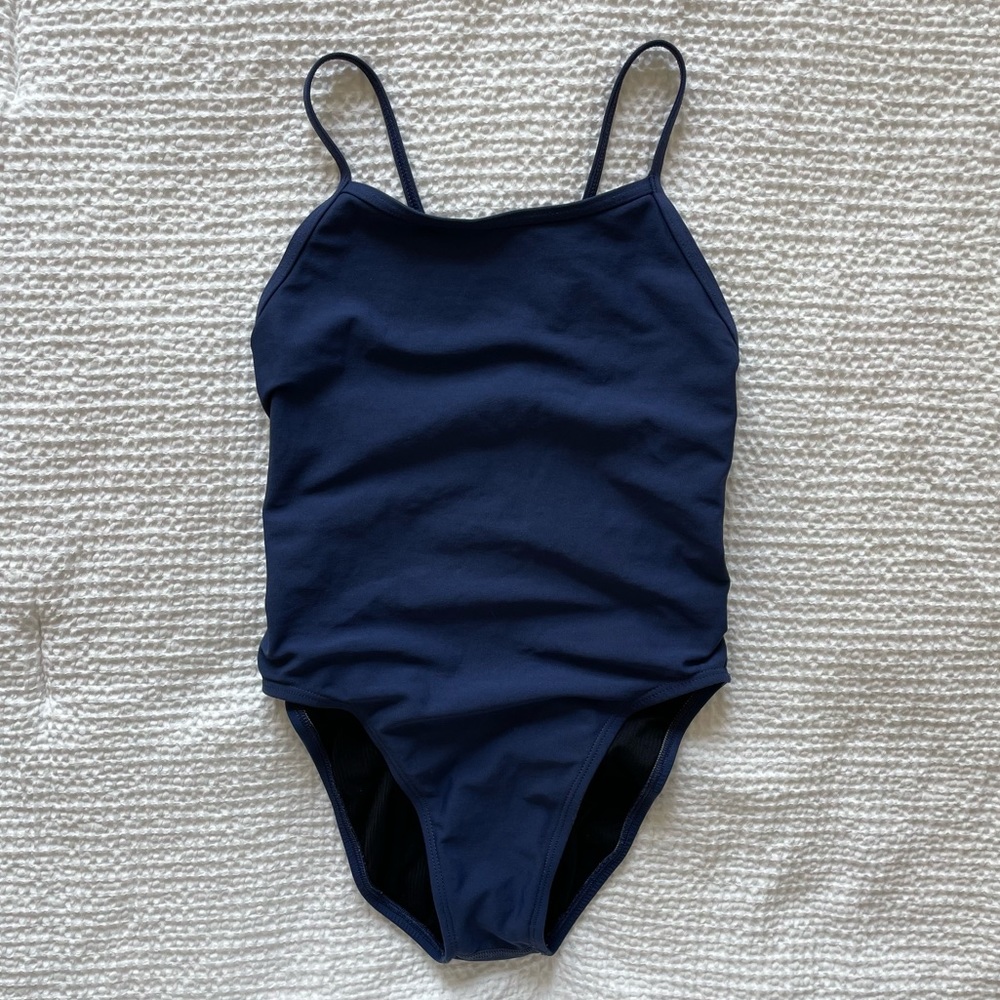 Jolyn Chevy One Piece Swimsuit / Onesie Size 28 Navy Blue